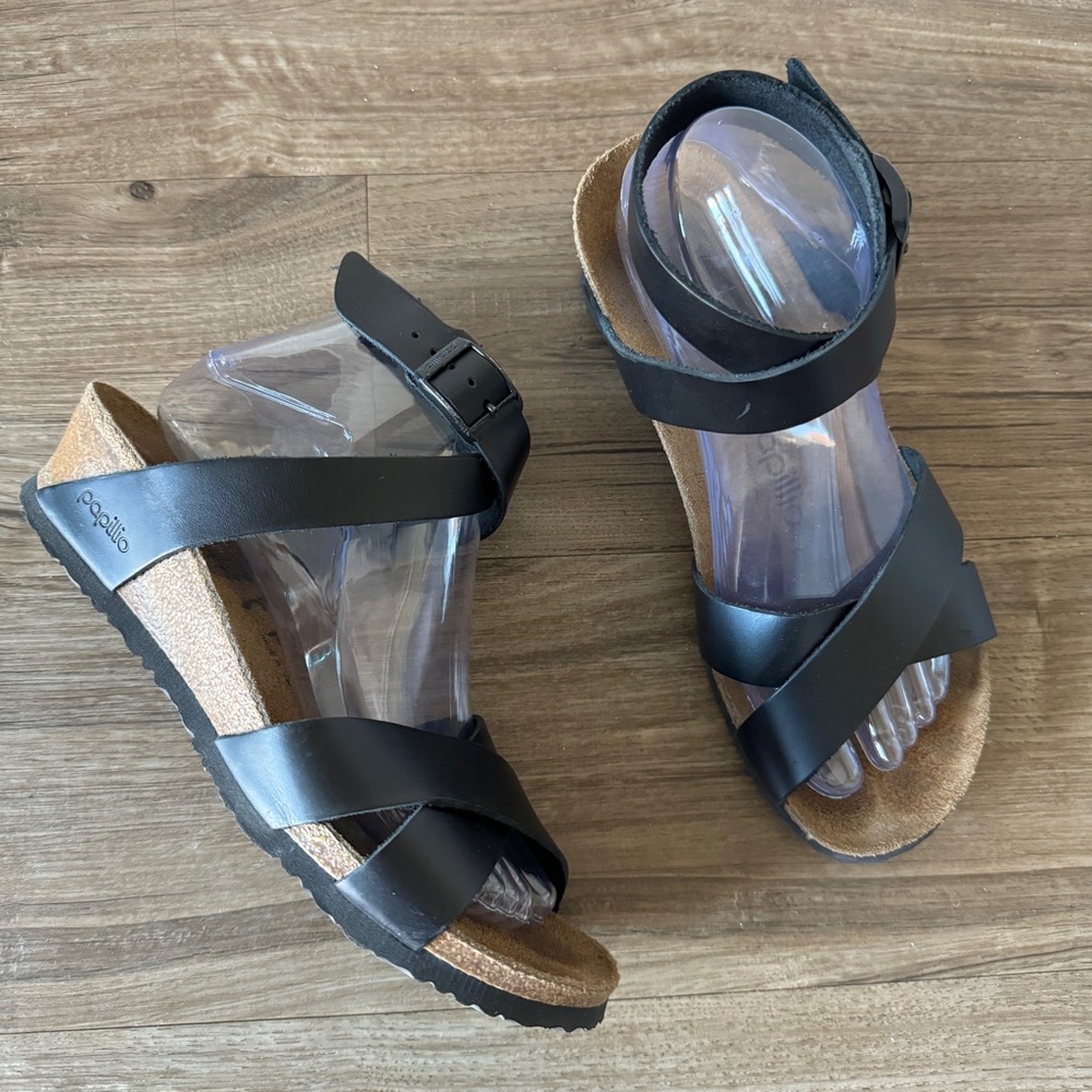Pipillio By Birenstock Black Strappy Sandals for Women